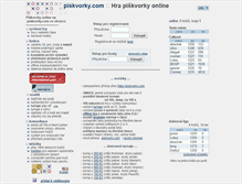 Tablet Screenshot of piskvorky.com